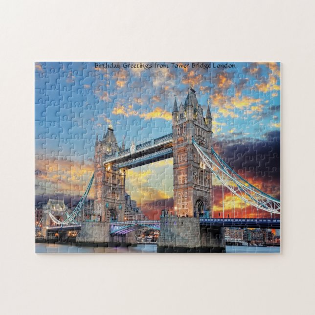 Tower Bridge London. Jigsaw Puzzle (Horizontal)