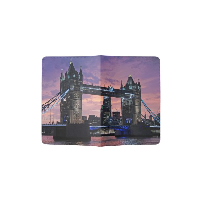 Tower Bridge, London - Passport Holder (Opened)