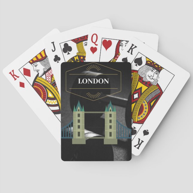 Tower Bridge London Poker Cards (Back)