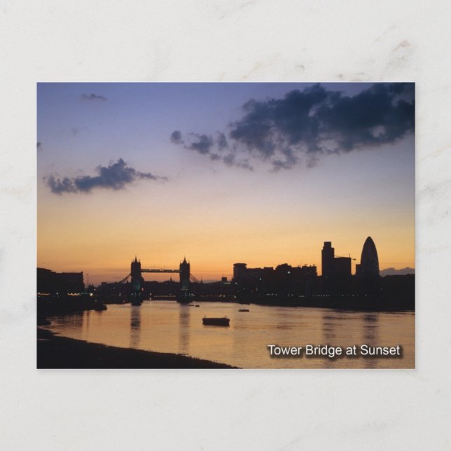 Tower Bridge London postcard (Front)