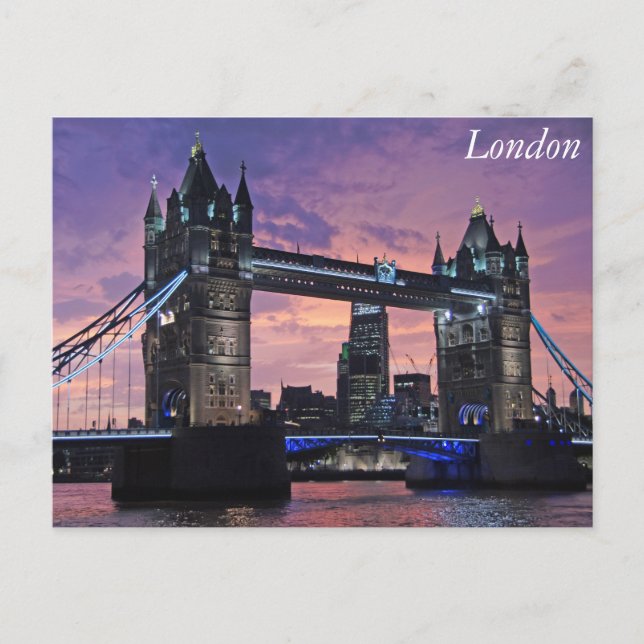 Tower Bridge, London Postcard (Front)