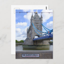 Tower Bridge, London UK Postcard | Zazzle