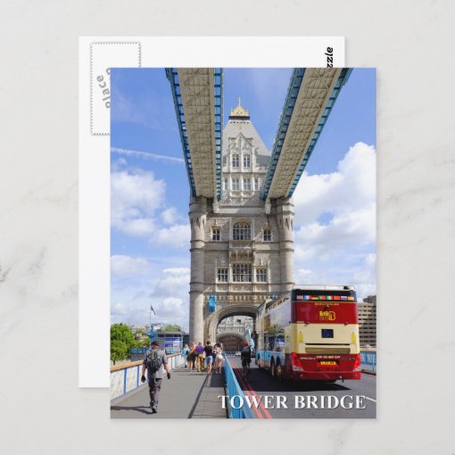 Tower Bridge, London UK Postcard | Zazzle
