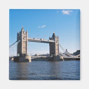 Tower Bridge on the Thames River Magnet