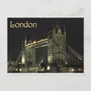 Tower bridge postcard