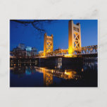 Tower Bridge - Sacramento, Ca Postcard at Zazzle