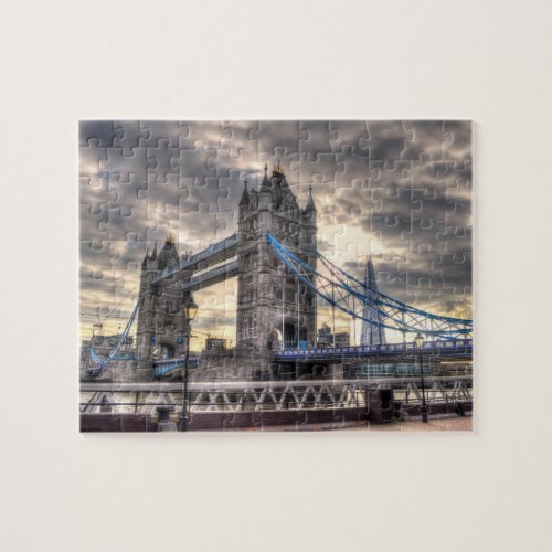 Tower Bridge  The Shard London England Jigsaw Puzzle