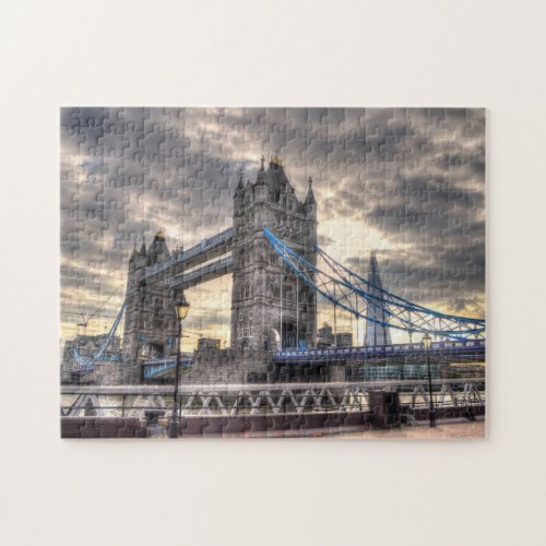 Tower Bridge  The Shard London England Jigsaw Puzzle