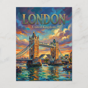 Tower Bridge United Kingdom Postcard