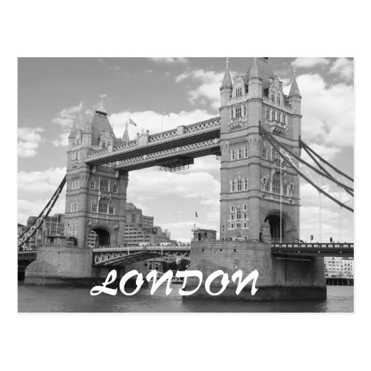 Tower Bridge vintage London postcard