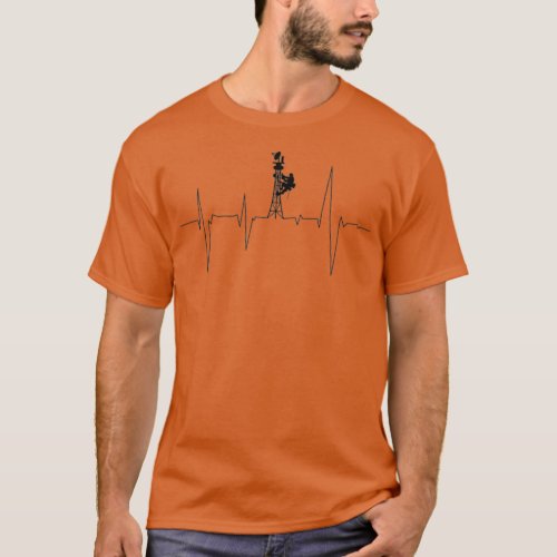 Tower Climber Electrician _ Heartbeat Premium T_Shirt