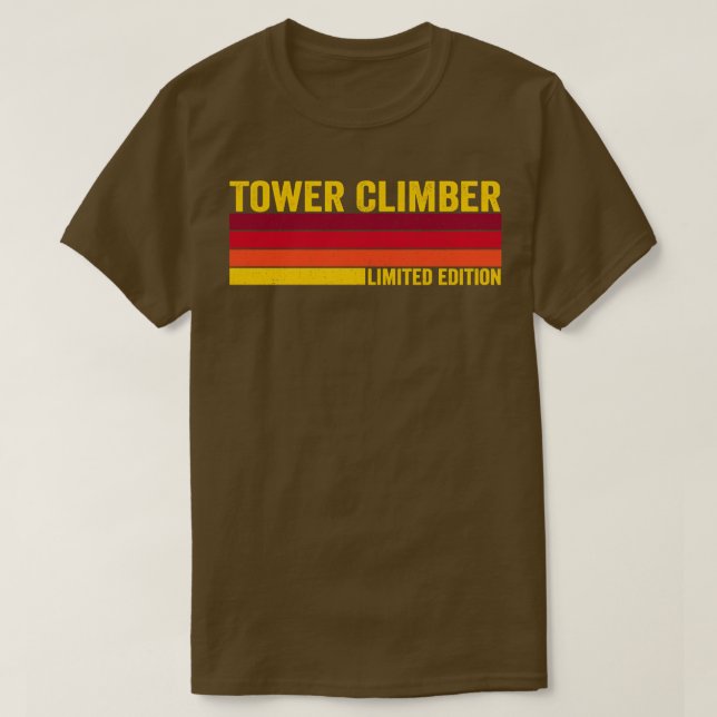 Tower Climber T-Shirt (Design Front)