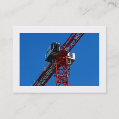 Tower Crane Business Card