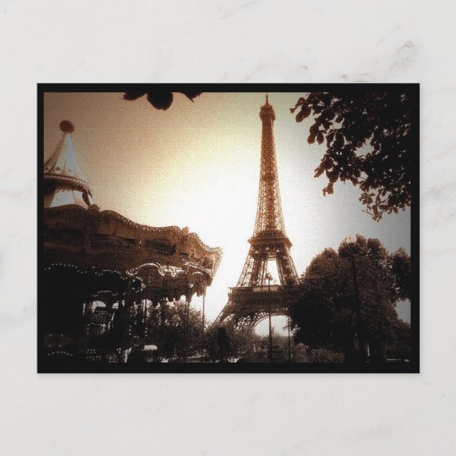 Tower Eiffel 2 Postcard (Front)