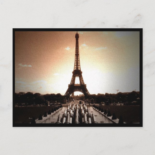 Tower Eiffel 4 Postcard (Front)