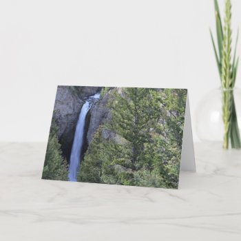 Tower Falls  Yellowstone National Park  Wyoming Card by prophoto at Zazzle