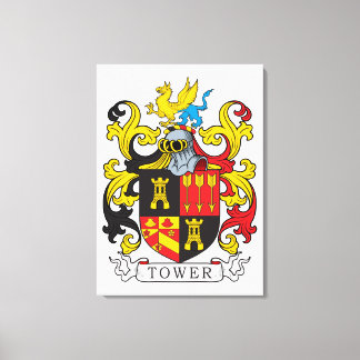 Tower Family Crest Canvas Print