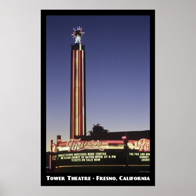 Tower, Fresno Poster (Front)