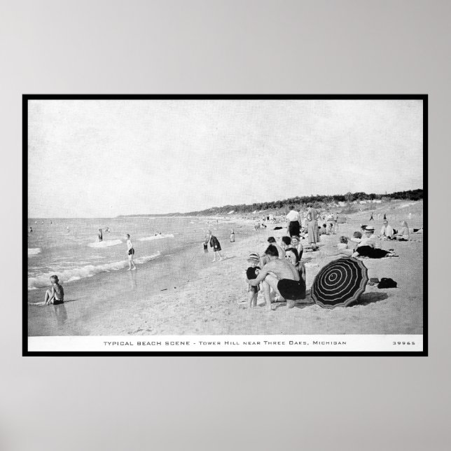 Tower Hill Near Three Oaks, Michigan Poster (Front)