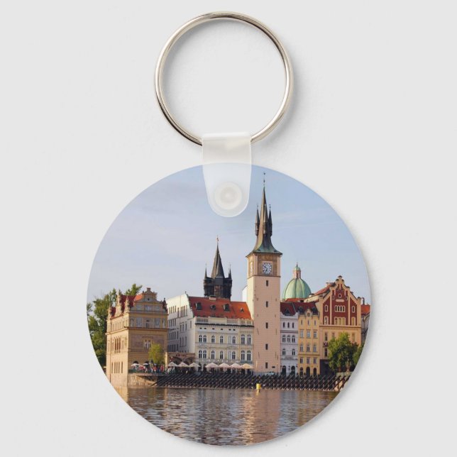 Tower in Prague Keychain (Front)