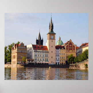 Tower in Prague Poster