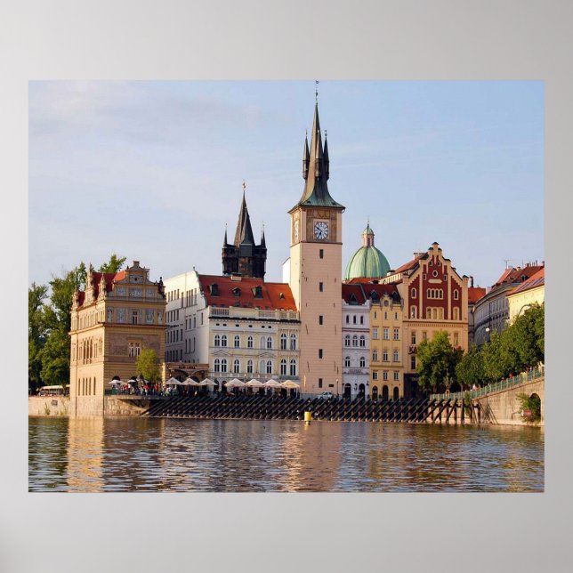 Tower in Prague Poster (Front)