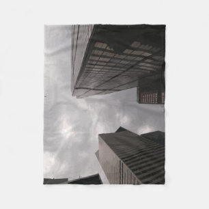 Tower in the city. fleece blanket