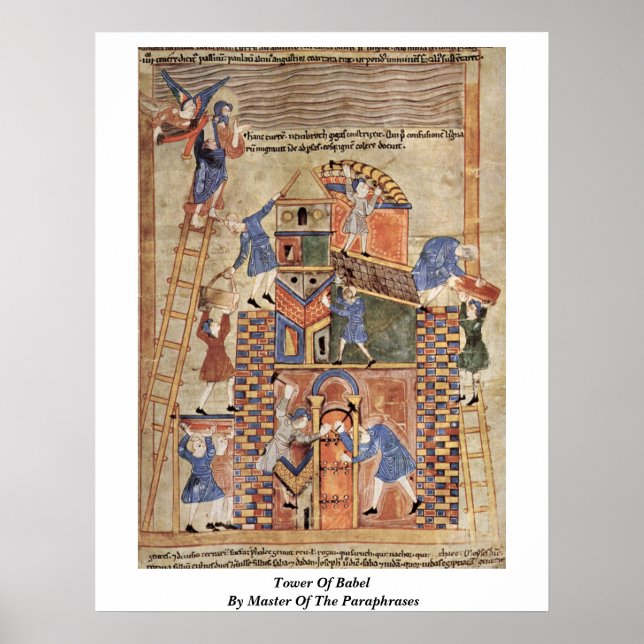 Tower Of Babel By Master Of The Paraphrases Poster (Front)