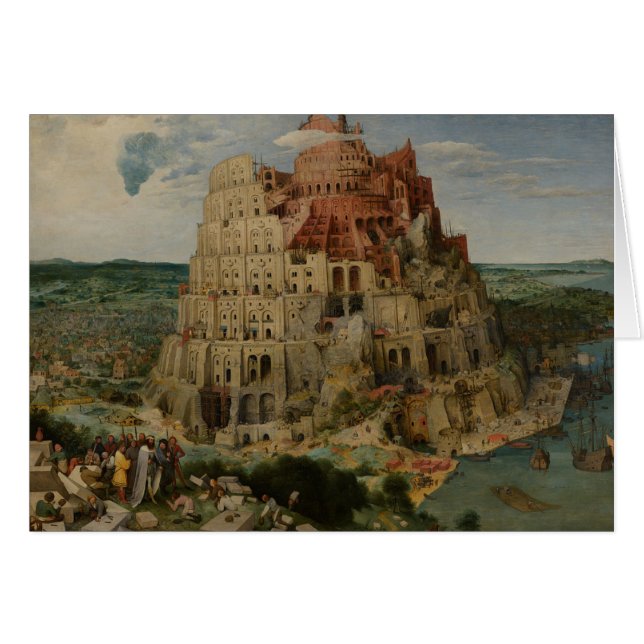 Tower of Babel by Peter Bruegel the Elder Cards (Front Horizontal)