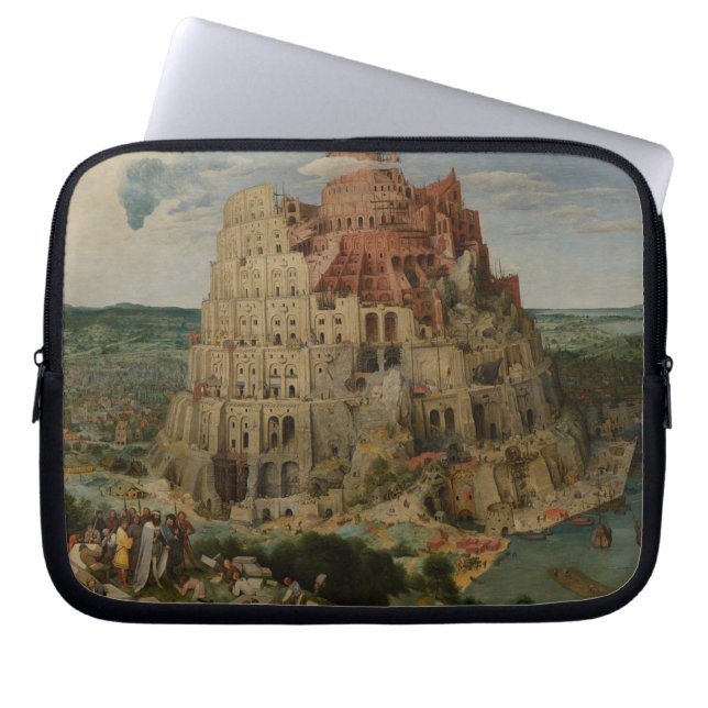 Tower of Babel by Peter Bruegel the Elder Laptop Sleeve (Front)