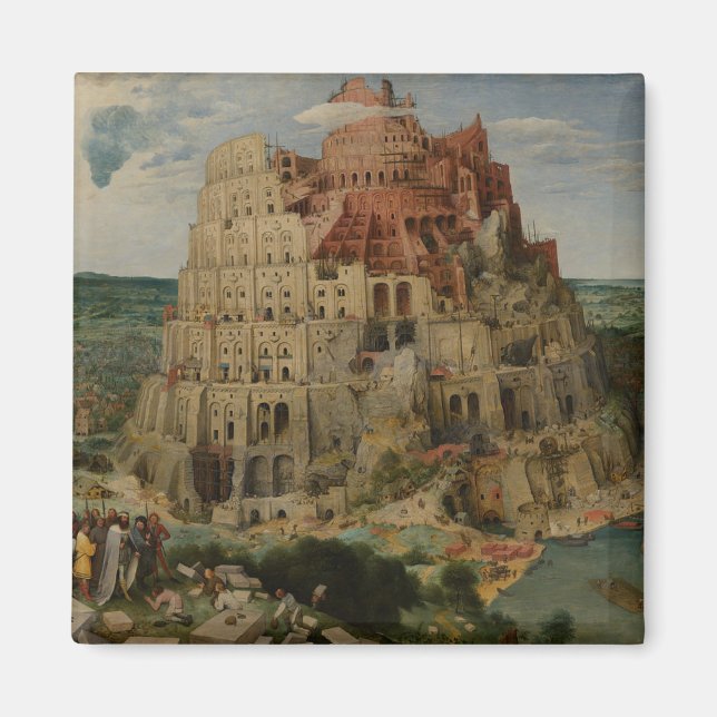 Tower of Babel by Peter Bruegel the Elder Magnet (Front)