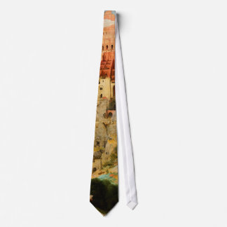 Tower of Babel by Peter Bruegel the Elder Neck Tie