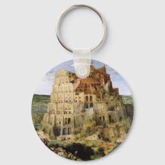 Tower of Babel - Peter Bruegel Keychain