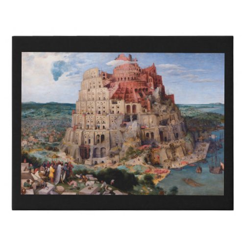 Tower of Babel Pieter Bruegel the Elder 1563 Faux Canvas Print