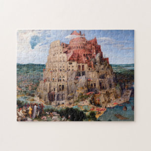 Tower of Babel, Pieter Bruegel the Elder, 1563 Jigsaw Puzzle