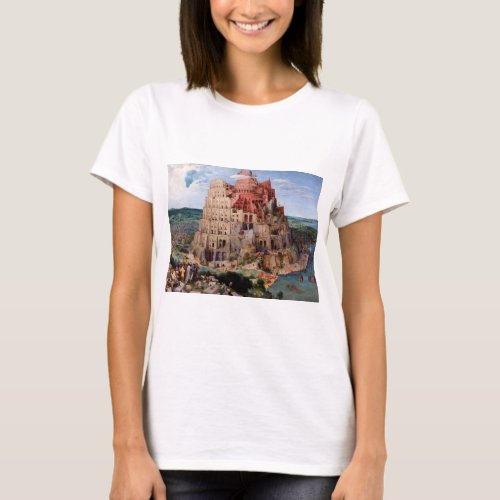 Tower of Babel Pieter Bruegel the Elder 1563 T_Shirt