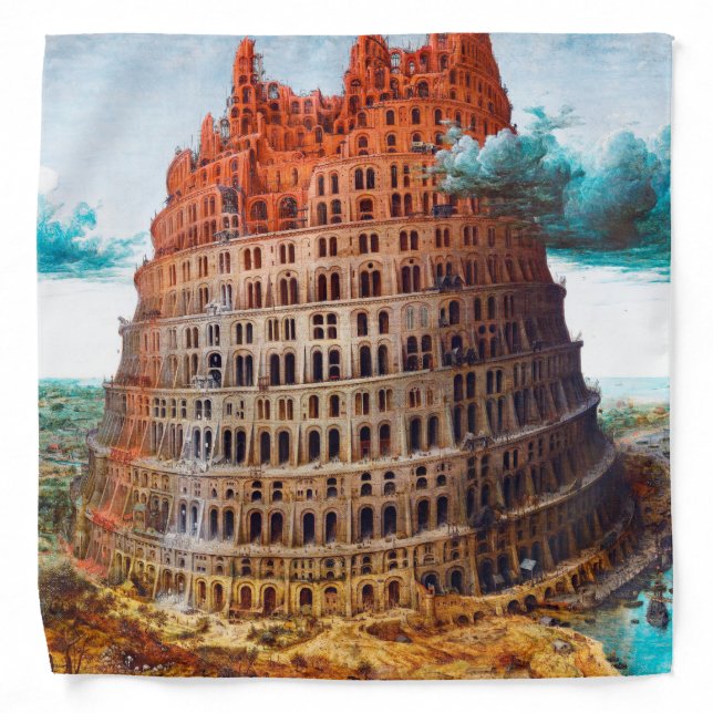 Tower of Babel, Pieter Bruegel the Elder Bandana (Front)