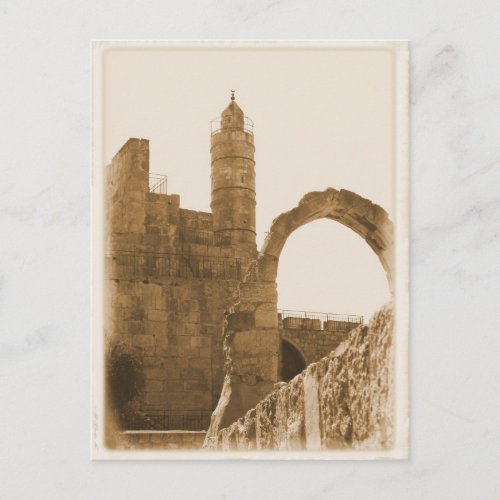 Tower of David _ Jerusalem Postcard