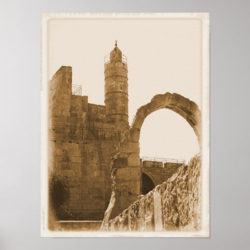 Tower of David _ Jerusalem Poster