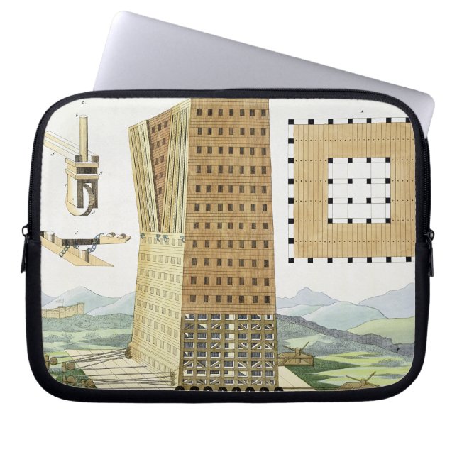 Tower of Demetrius Poliorcetes (336-283 BC) during Laptop Sleeve (Front)