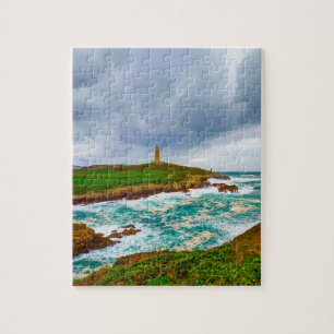 Tower Of Hercules, A Coruna, Spain Jigsaw Puzzle