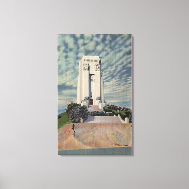 Tower of Legions, Forest Lawn Memorial Park Canvas Print (Front)