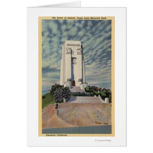 Tower of Legions, Forest Lawn Memorial Park Cards (Front)