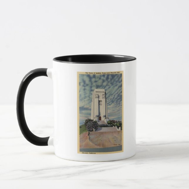 Tower of Legions, Forest Lawn Memorial Park Mug (Left)