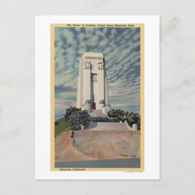 Tower of Legions, Forest Lawn Memorial Park Postcard (Front)