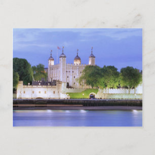 Tower of London and River Thames Postcard