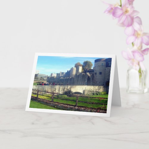 Tower of London Castle England Card