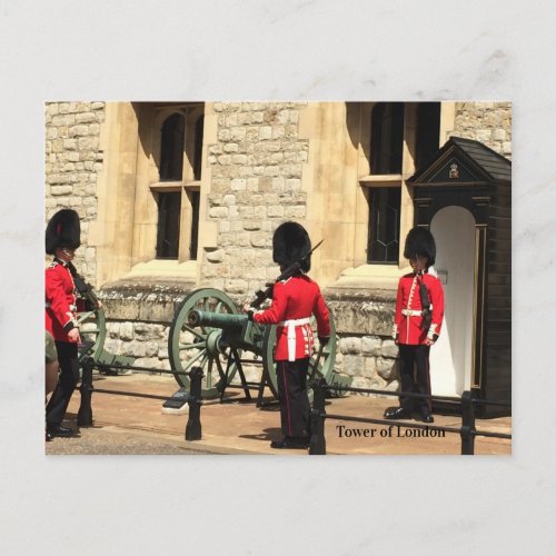 Tower of London Guards Postcard