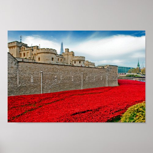 Tower Of London Poppies Red Poppy Poster
