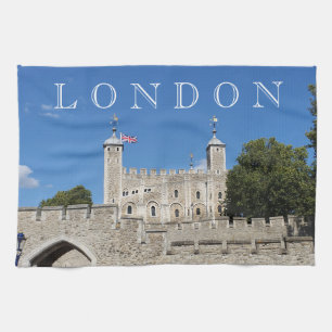 Tower of London view tea towel